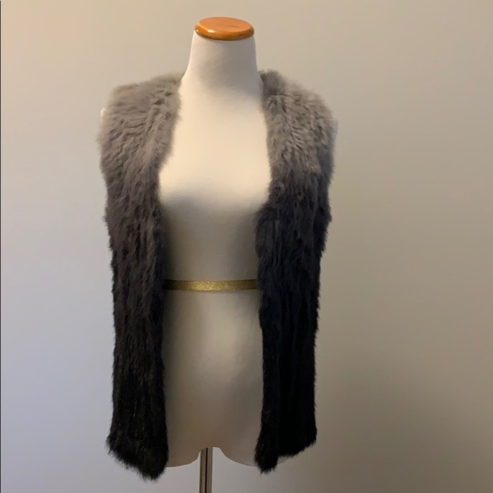 Love Token fur‎ vest size small